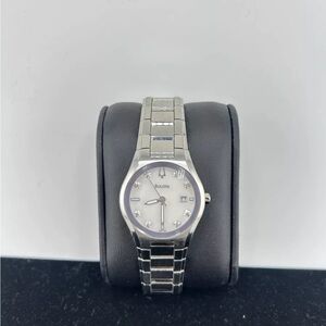 Bulova Silver Stainless Steel Watch